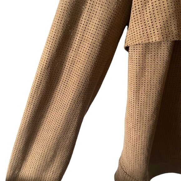 Chicos Perforated Micro Suede Jacket Size 0/ Size US Small 4 - Picture 4 of 12